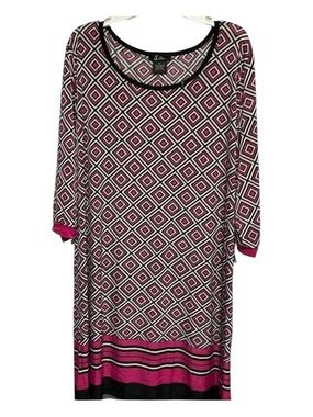 5th & Love Pink Back and White Bohemian Dress XL